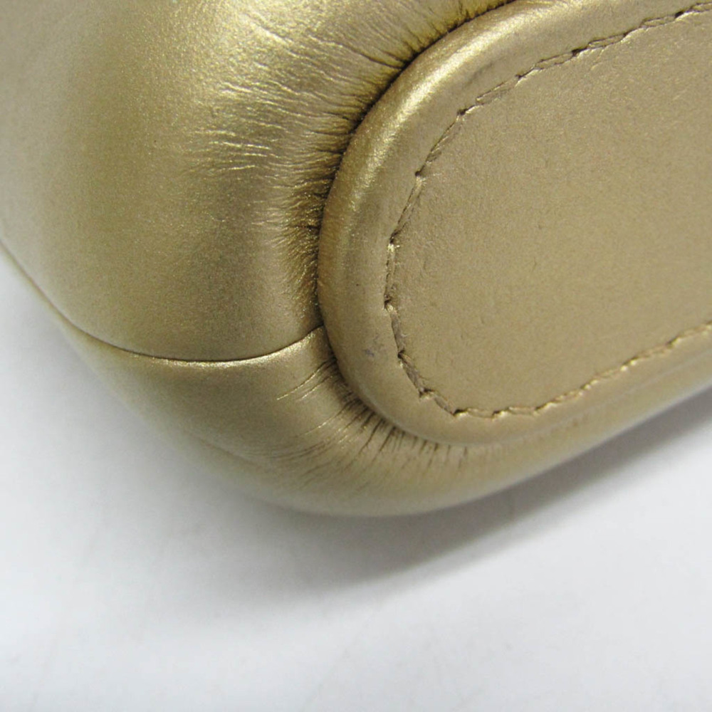 CHANEL Gold Leather Shoulder Bag - Picture 5 of 16